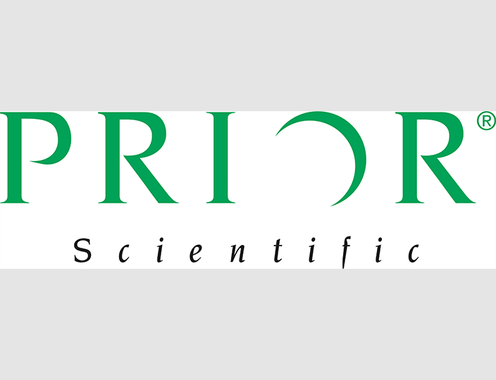 Green and Black Prior Scientific Logo.