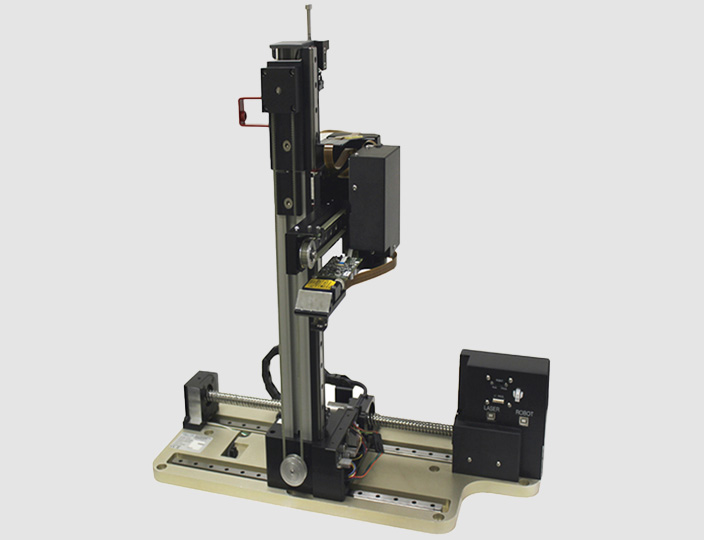 A robotic slide loader developed by Prior Scientific to move on 5 axes. 