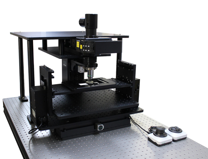 Advanced three-camera system for neurobiology